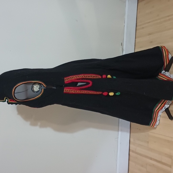 Vintage wool Bulgarian or eastern european traditional dress size large - Picture 4 of 5